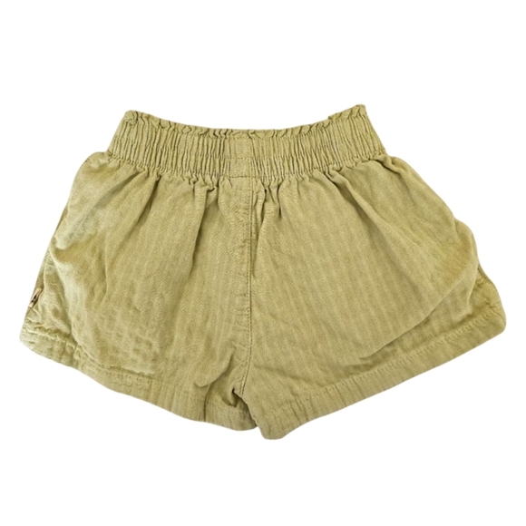 Easy Peasy Toddler Girl  Henley Shorts ~ Fog Green, Size 3T - Picture 1 of 4